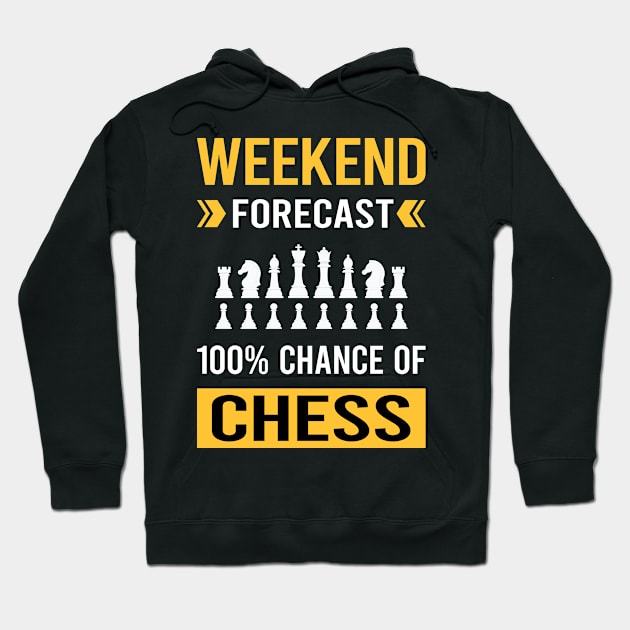 Weekend Forecast Chess Hoodie by Good Day